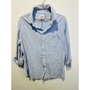 GOODFELLOW & CO Men’s Light Blue Every Wear Long Sleeve Button Down Shirt sz XL